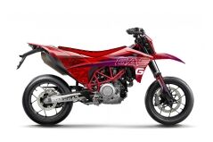 Dekor Factory Writing Red Purple passend für Gas Gas SM 700