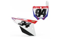 Startnummerntafeln Dekor Seventeen Limited Edition passend für Honda