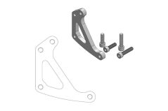 Sonderposten – Restposten Moto-Master Bremssatteladapter für Bremsscheibe Flame Supermoto Racing passend für alte Husqvarna Modelle – siehe Anwendungsliste