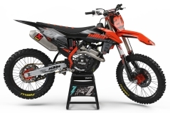 Dekor Diller Powerparts Factory Black Limited Edition passend für KTM