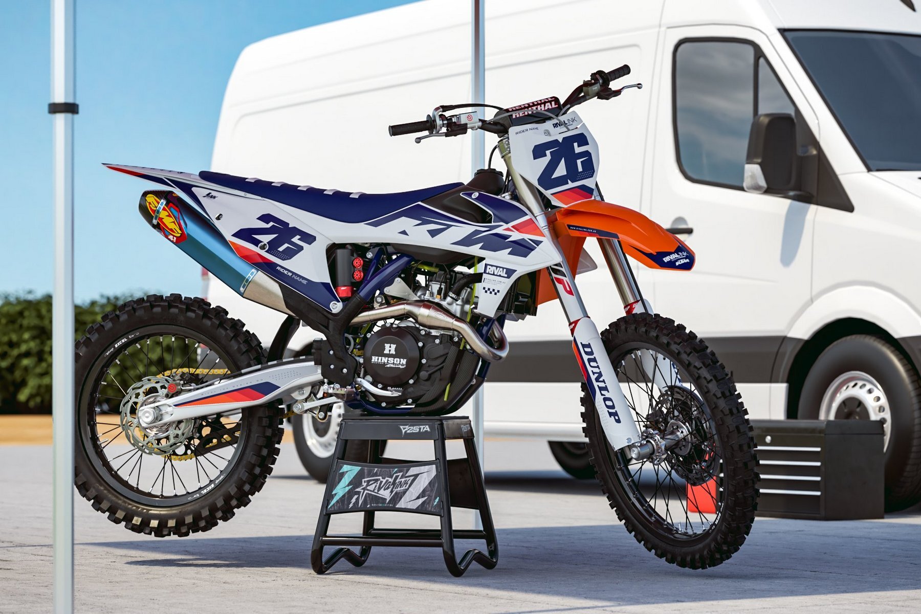 Dekor Factory Twitch Limited White Edition passend für KTM – Bild 2