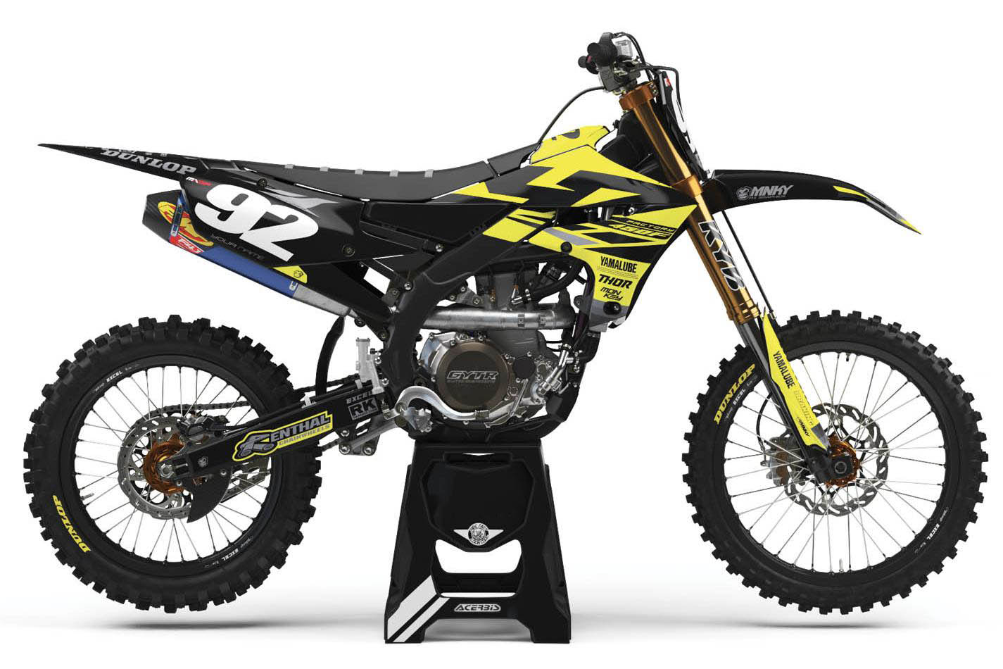 Dekor Factory Milux Yellow Limited Edition passend für Yamaha