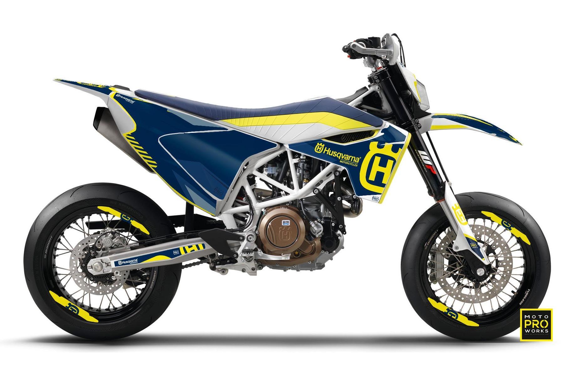 Dekor Factory Lumix Yellow passend für Husqvarna 701 Supermoto