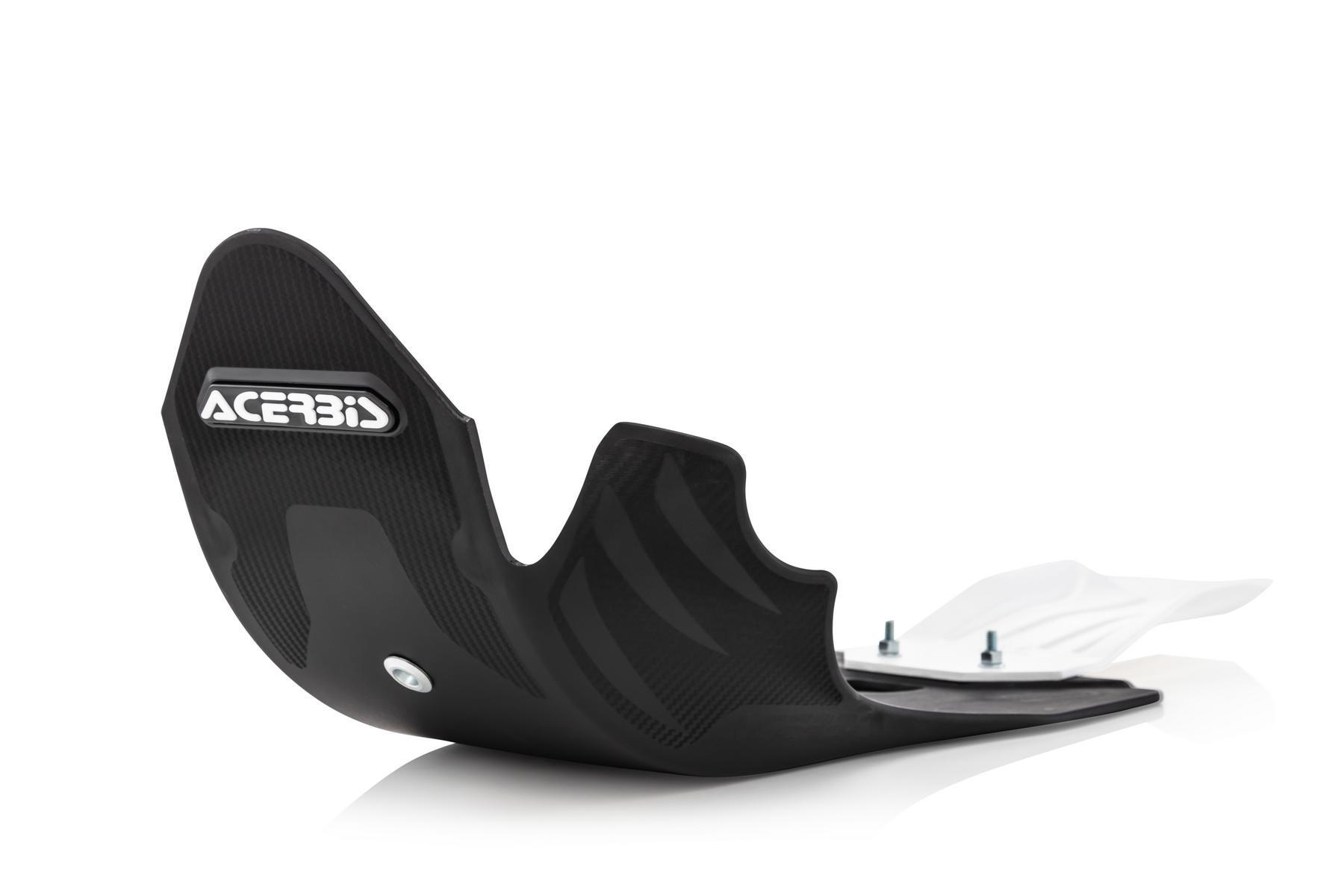Acerbis Motorschutzplatte passend für Kawasaki Schwarz - Weiß