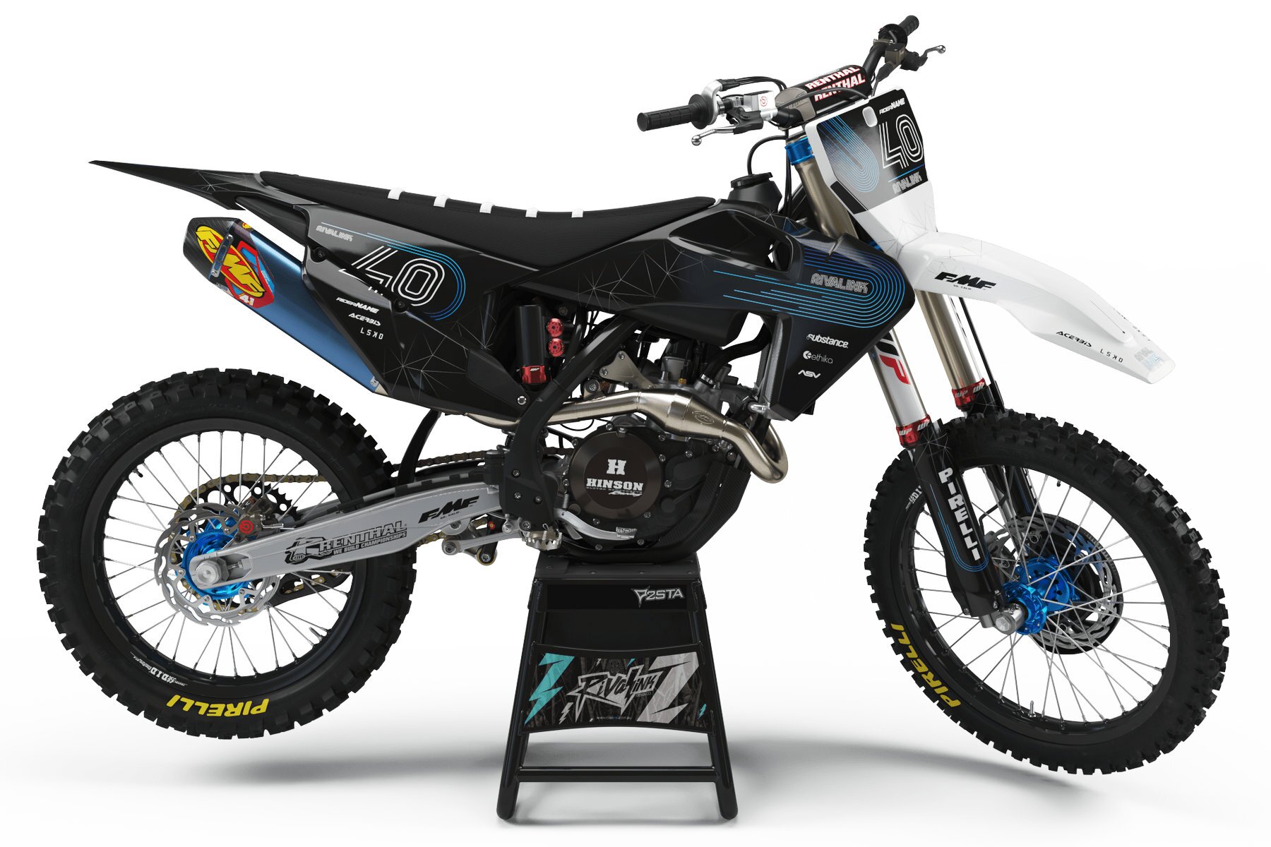 Dekor Factory Arcada Black Limited Edition passend für Husqvarna