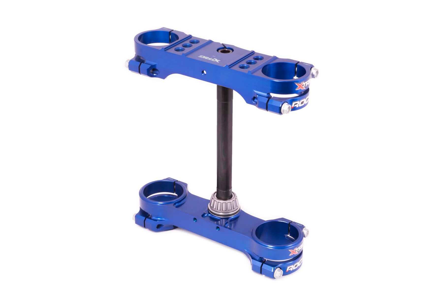 Xtrig Gabelbrücke Rocs Tech passend für Husqvarna TC65 2017 – 2020 in Blau