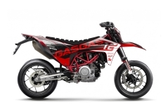 Dekor Factory Black White passend für Gas Gas SM 700