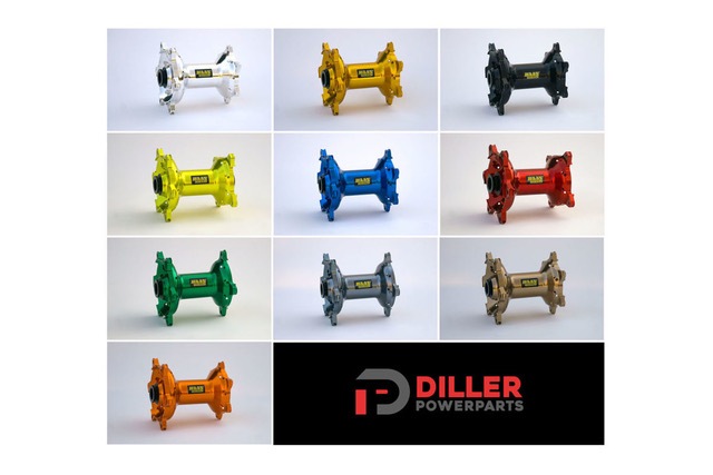 Excel Felgensatz Haan Wheels | Motocross Felgen | Schwarz – Orange – Bild 3