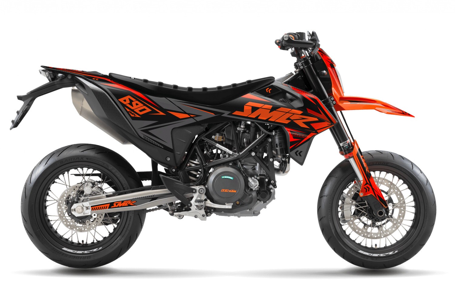 Dekor Factory Unicor Orange passend für KTM 690 SMC R