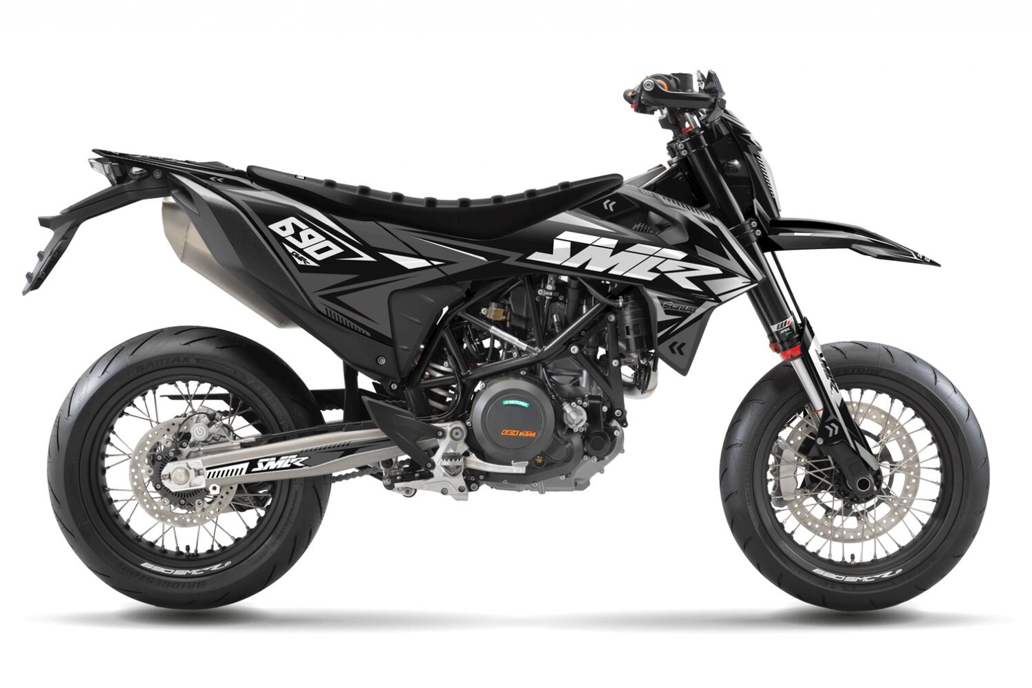 Dekor Factory Unicor White passend für KTM 690 SMC R