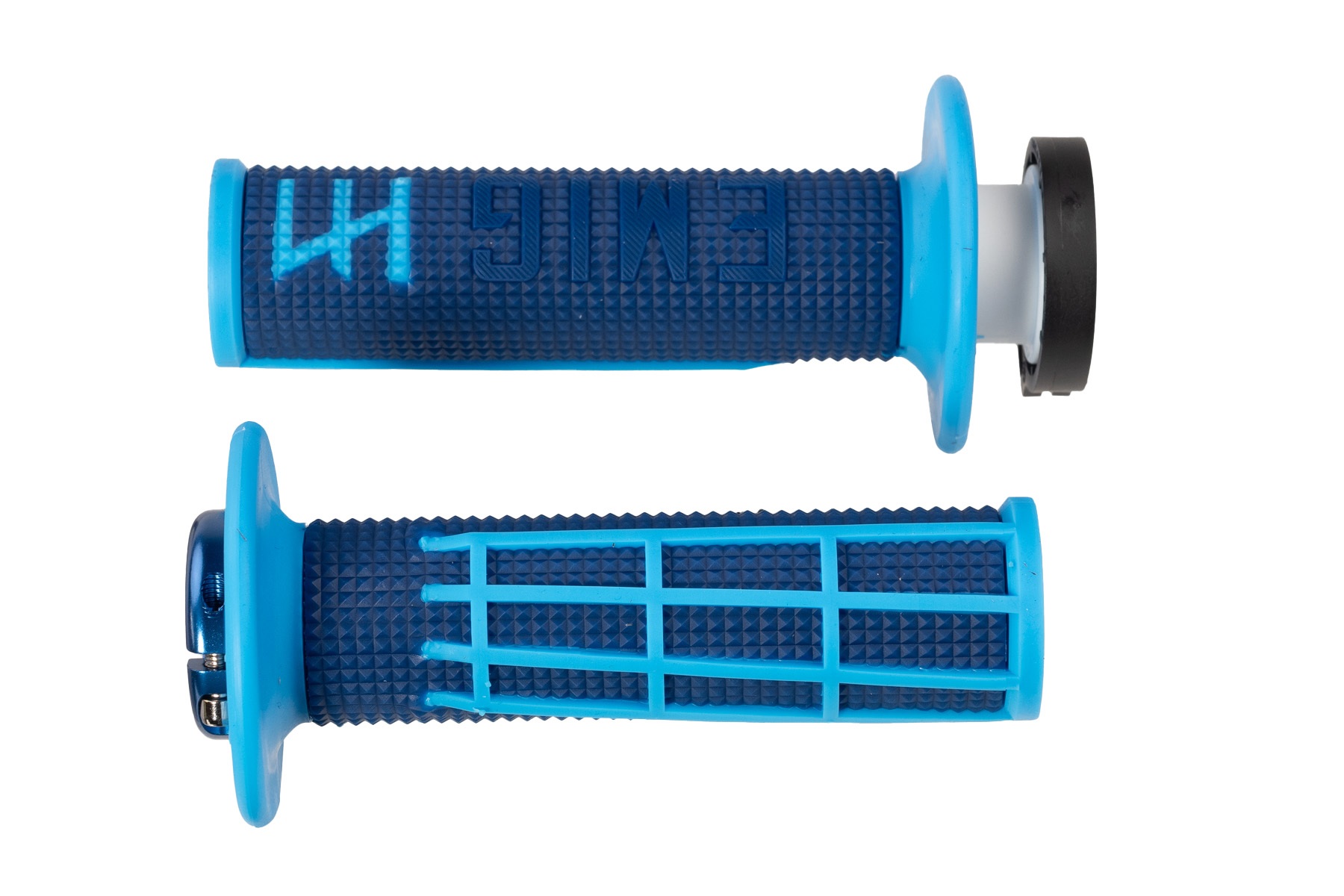 Odi Griffe Emig V2 Lock-On Pro neues Design in Marineblau/Himmelblau