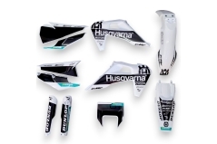 Dekor auf Plastiks beklebt für MX und Enduro Modelle passend für Husqvarna