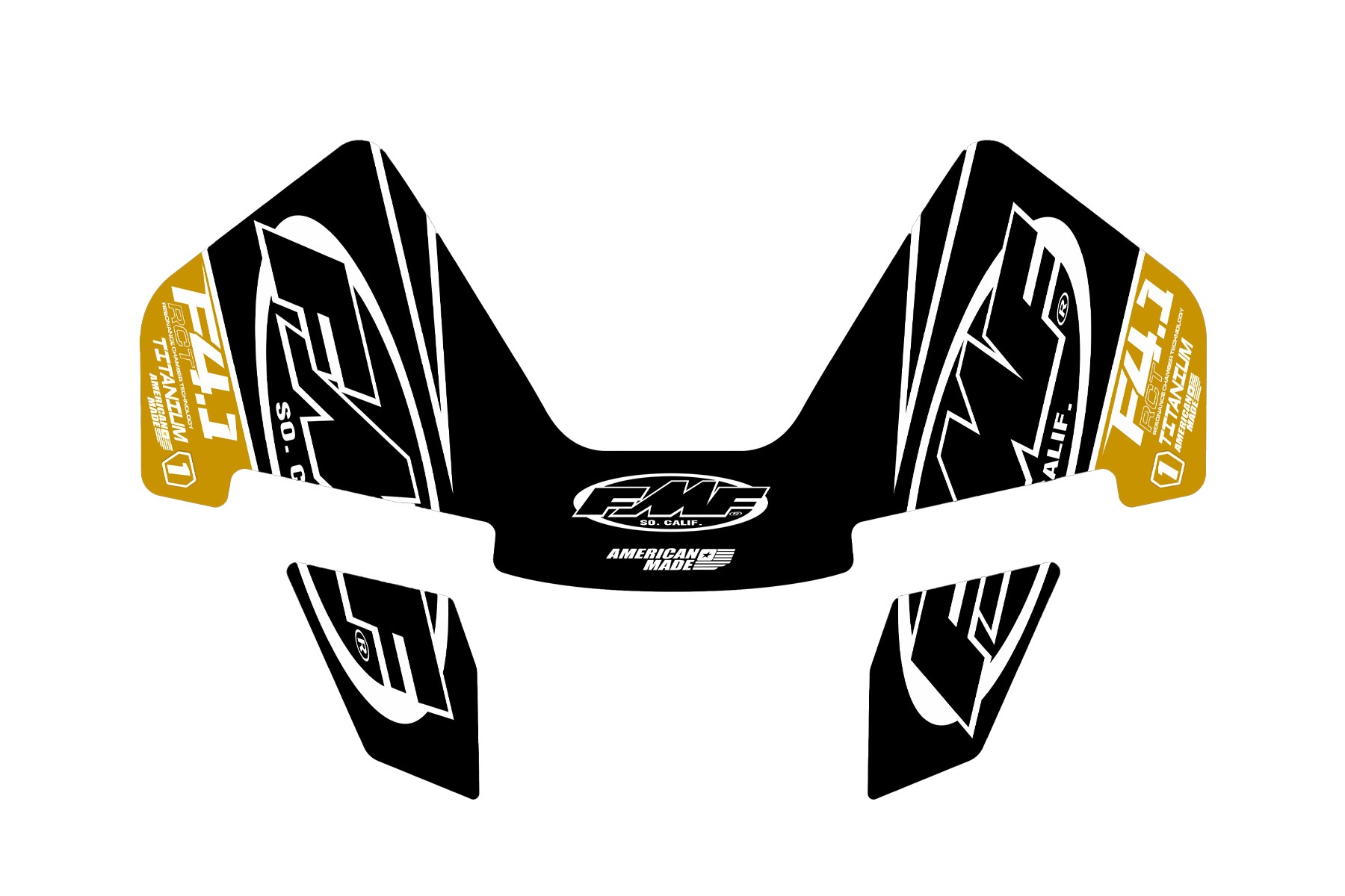 FMF Aufkleber für Auspuffanlage Factory 4.1 RCT – Freie Farbwahl – Du bestimmst das Design