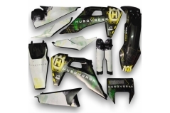 Dekor auf Plastiks beklebt für MX und Enduro Modelle passend für Husqvarna