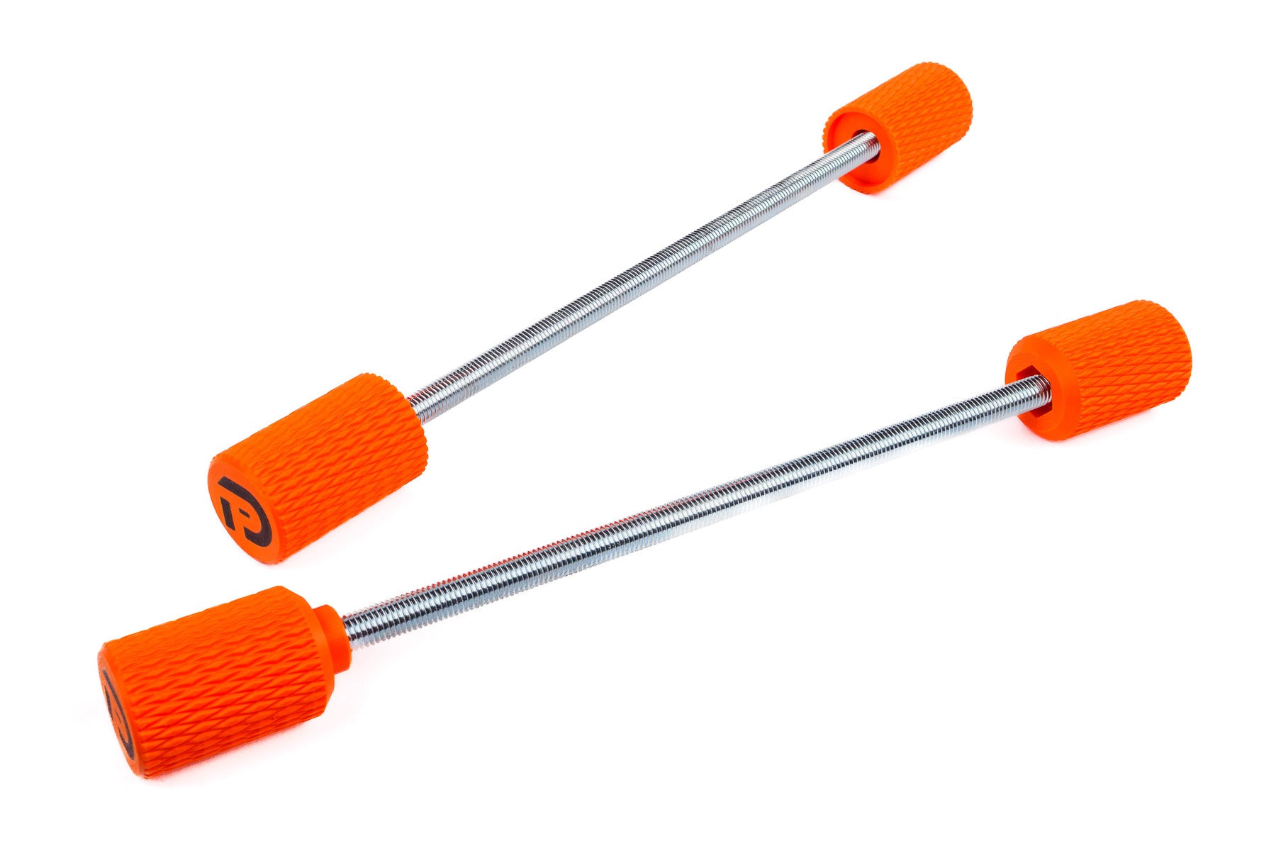 Supermoto Axle Sliders – Stunt Pegs für die Achsen in der Farbe Orange