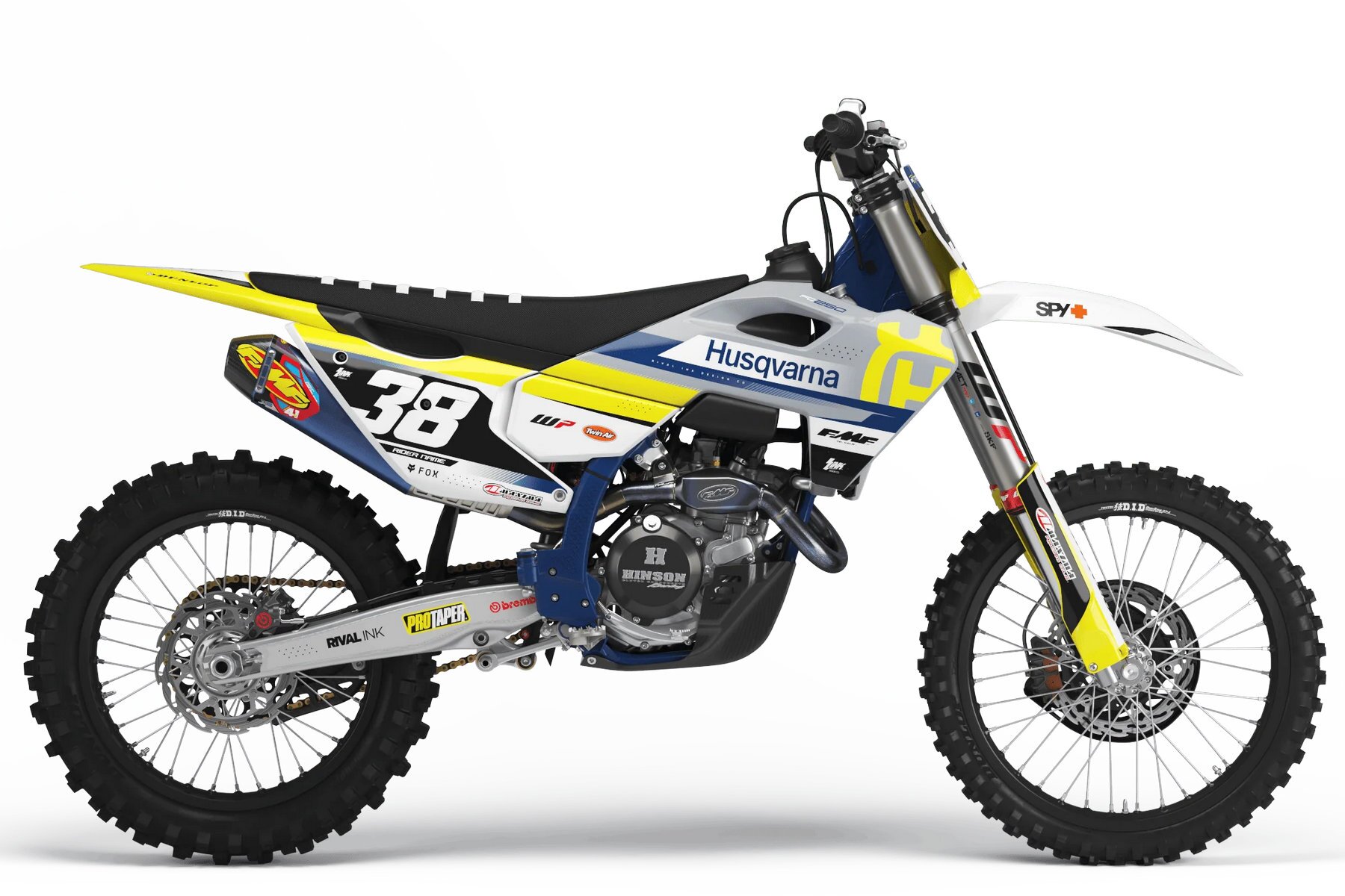 Dekor Factory Inspire Yellow Limited Edition passend für Husqvarna