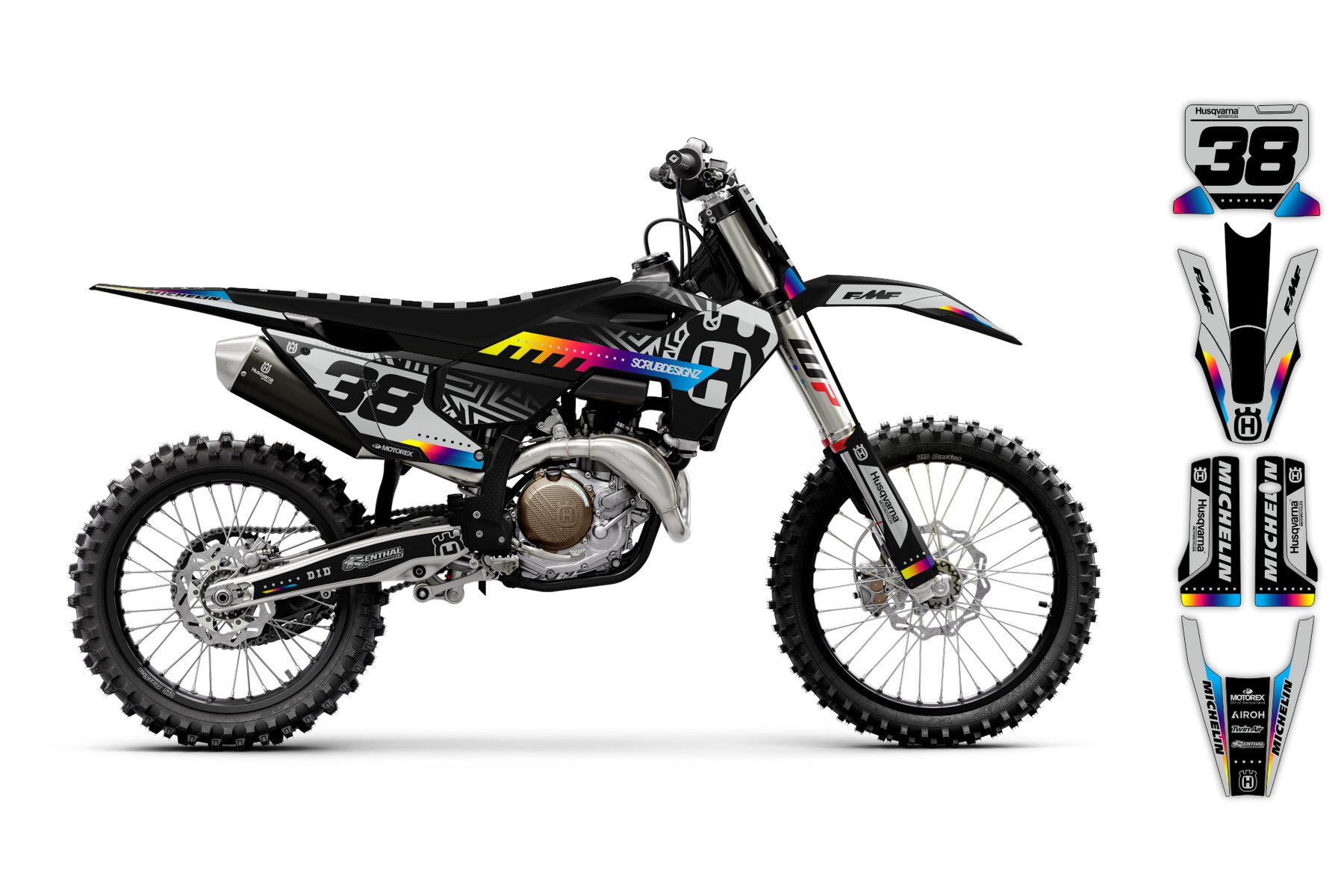 Dekor Factory Grow Black Limited Edition passend für Husqvarna – Bild 2