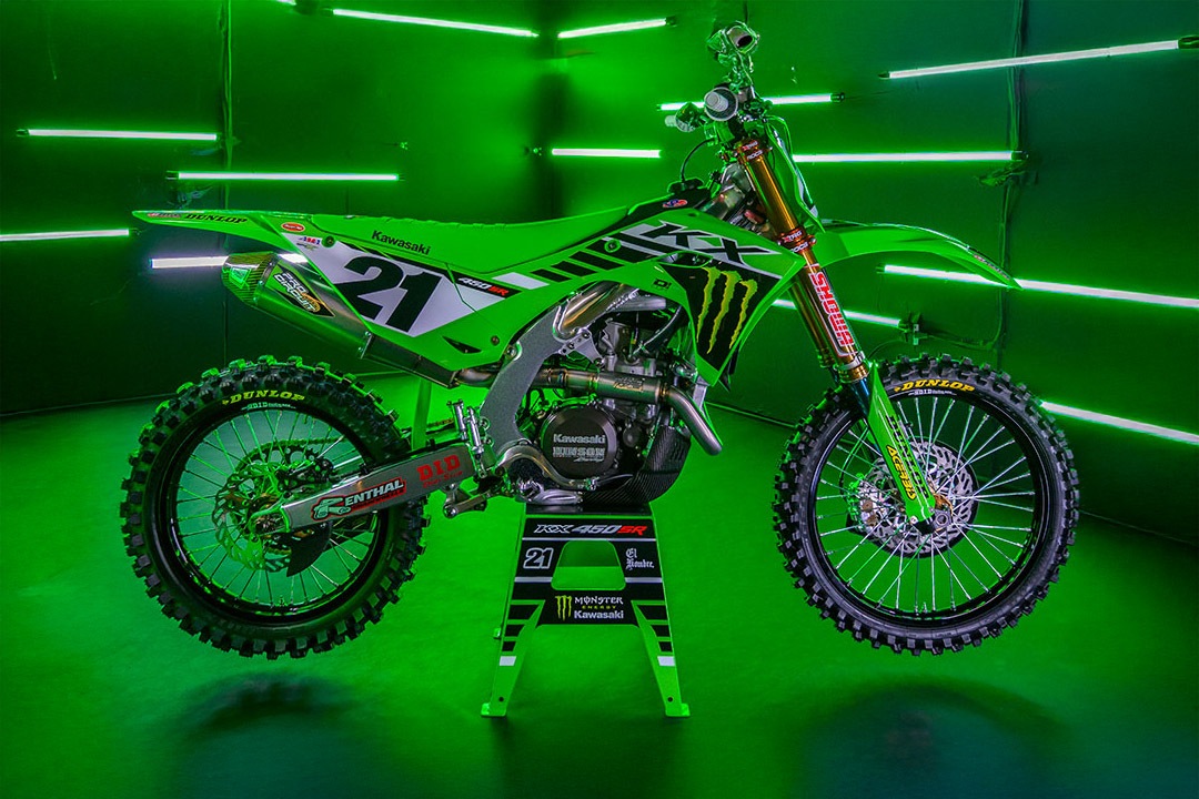 Dekor Monster Energy 2024 passend für Kawasaki