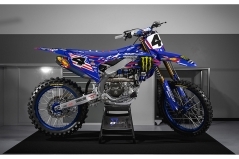 Dekor Monster Energy | Star Racing 2025 USA Edition V1 passend für Yamaha