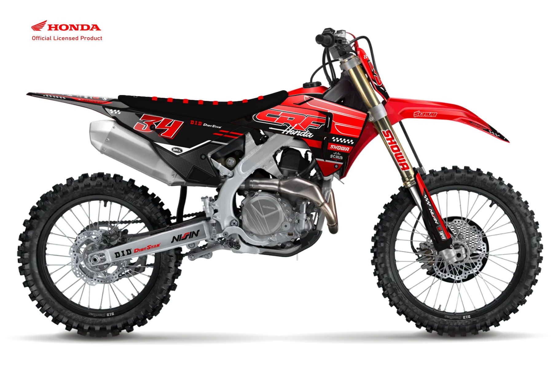 Dekor Factory Goldwing Black | Red Limited Edition passend für Honda