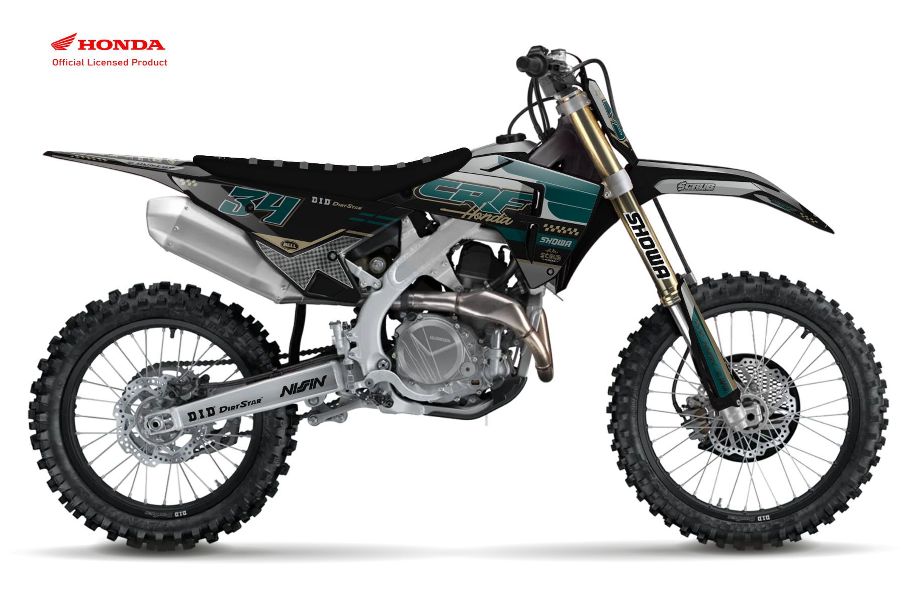 Dekor Factory Goldwing Black | Teal Limited Edition passend für Honda