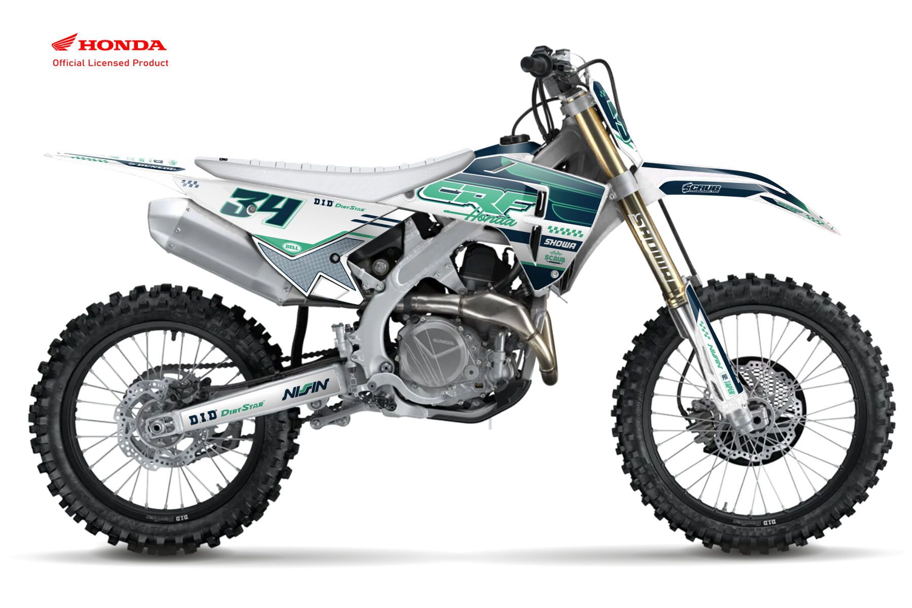 Dekor Factory Goldwing White | Teal Limited Edition passend für Honda-