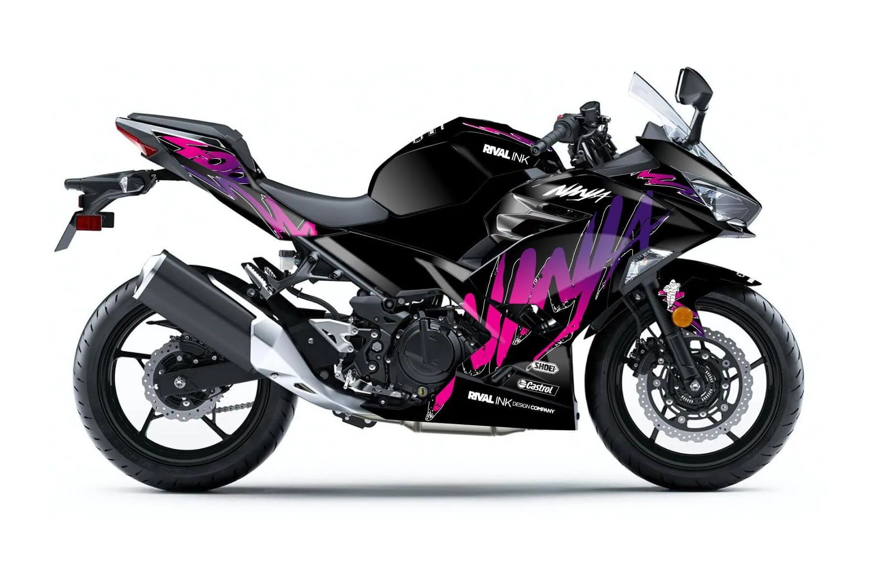 Dekor Factory Limited Edition Soltic Purple passend für Kawasaki Ninja