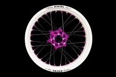 Excel Felgensatz G2 Series | Supermoto Felgen | Weiß – Lila
