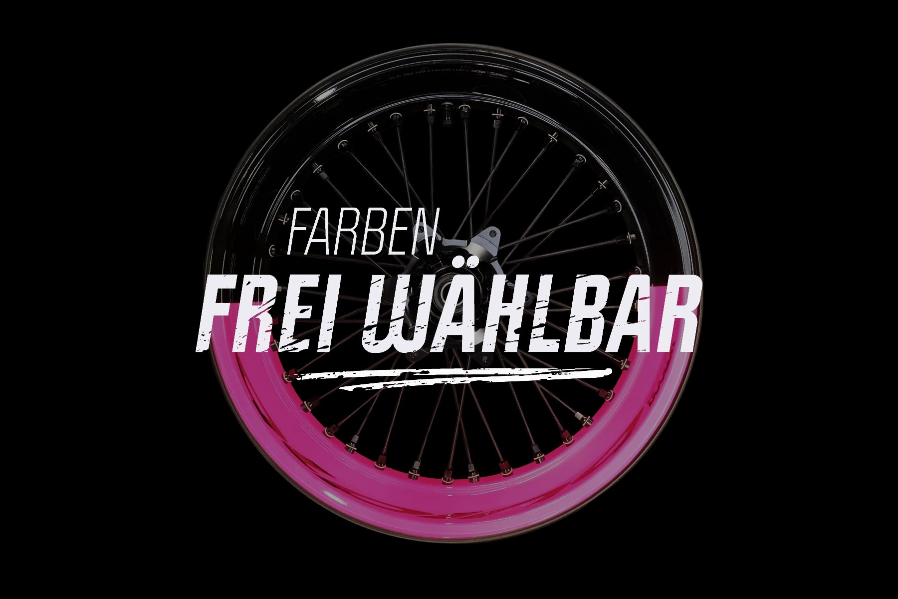 Supermoto Radsatz von Alpina Wheels in Wunschfarbe – Bild 2