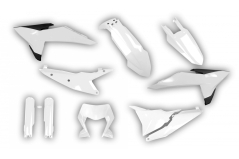 Acerbis Plastik Full Kit passend für KTM EXC EXCF 2026 Weiß