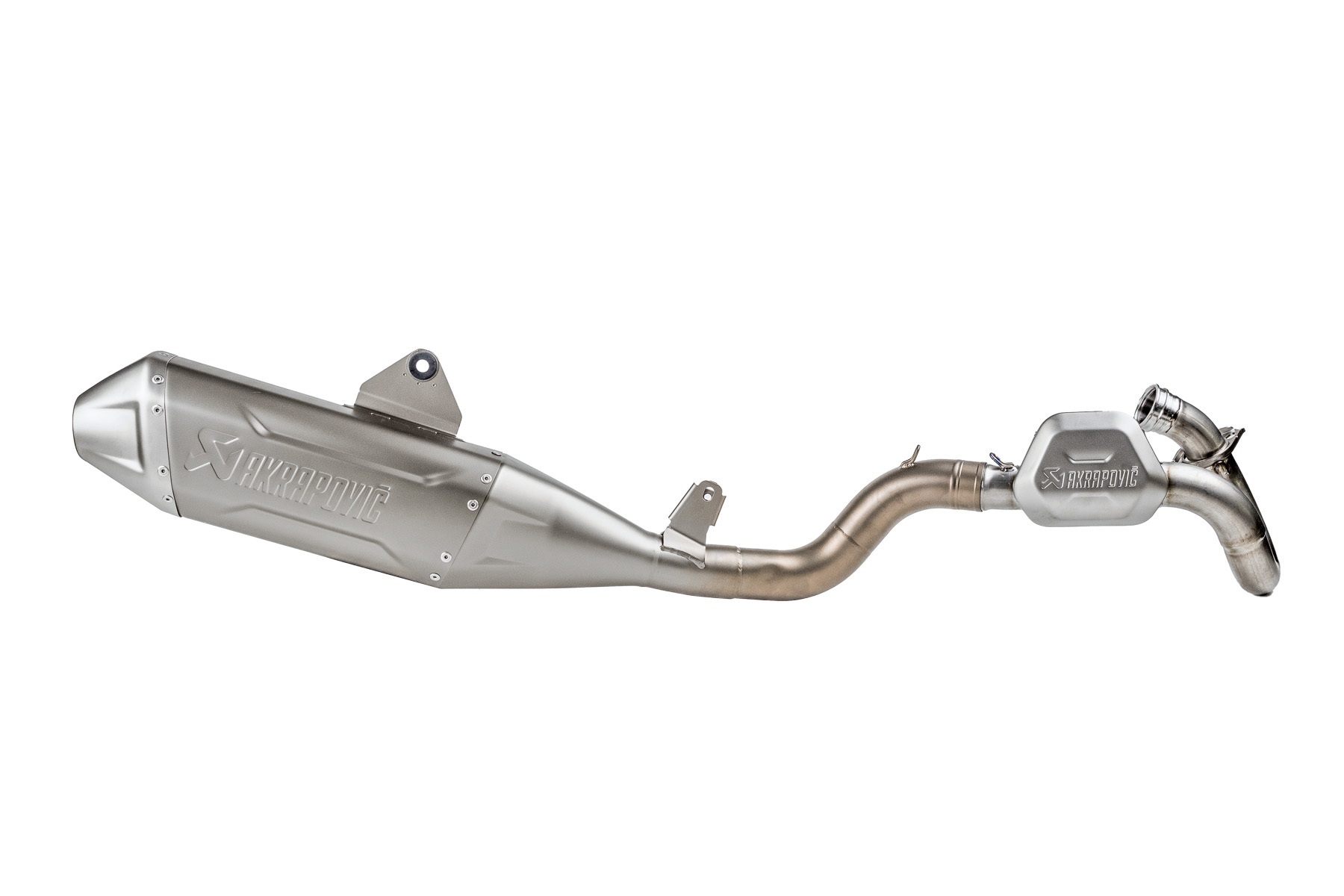 Akrapovic Auspuffanlage Evolution Line aus Titan passend für Ducati Desmo 450 MX 2025 – 2026