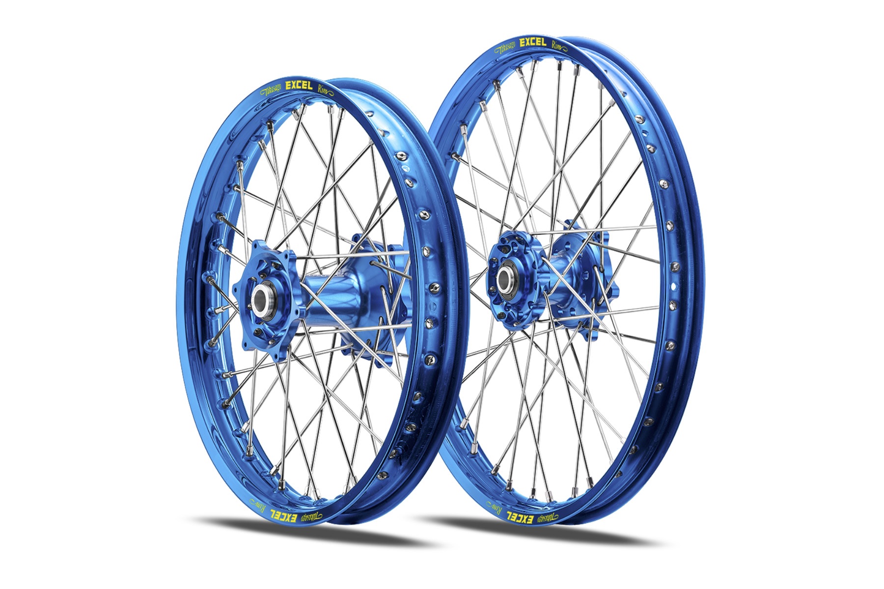 Excel Felgensatz Haan Wheels | Motocross Felgen | Blau