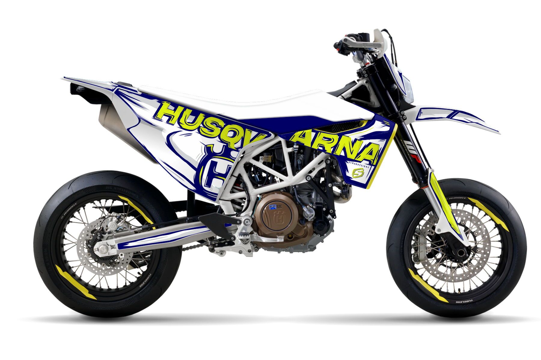 Dekor Factory Mineral White passend für Husqvarna 701 Supermoto