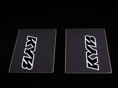 Factory Gabelaufkleber Carbon - KYB Schwarz