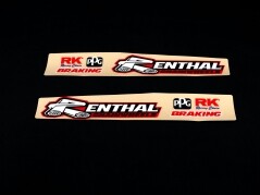 Factory Schwingenaufkleber passend für Suzuki - Klar