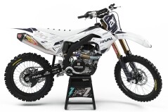 Dekor Factory Matrix White Limited Edition passend für Kawasaki