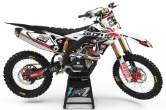 Dekor Factory Rush White Limited Edition passend für Suzuki