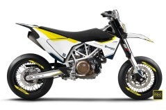 Dekor Factory Classic White passend für Husqvarna 701 Supermoto