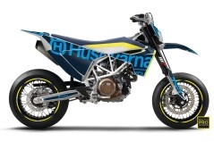 Dekor Factory Gentle Cyan passend für Husqvarna 701 Supermoto