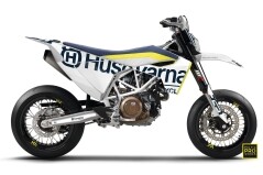 Dekor Factory Gentle White passend für Husqvarna 701 Supermoto