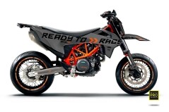 Dekor Factory Light Grey passend für KTM 690 SMC R