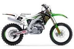 Dekor Monster Energy 2021 Jeremy McGrath Edition passend für Kawasaki