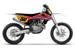 Dekor Retro 80s Limited Edition passend für KTM