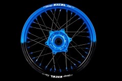 Supermoto Radsatz von Talon mit 50/50 Fadeübergang in Wunschfarbe