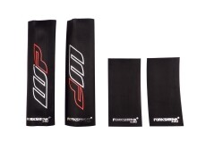 Forkshrink Gabelschutz Set WP Silber Chrom - Rot