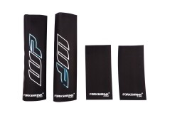 Forkshrink Gabelschutz Set WP Weiß – Blau Chrom