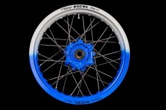 Supermoto Radsatz von Haan Wheels mit Cerakote Beschichtung in Wunschfarbe