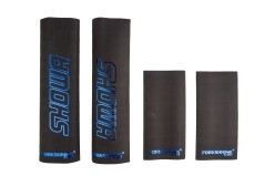 Forkshrink Gabelschutz Set SHOWA Blau Chrom