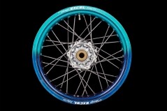 Supermoto Radsatz von Haan Wheels mit Pulver Beschichtung in Wunschfarbe