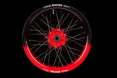 Supermoto Radsatz von Haan Wheels mit Pulver Beschichtung in Wunschfarbe